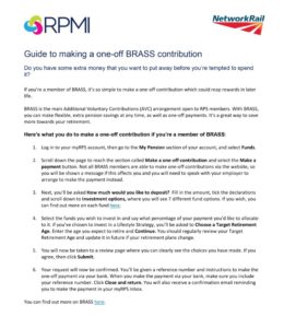 RPS Member Website - Network Rail Pensions